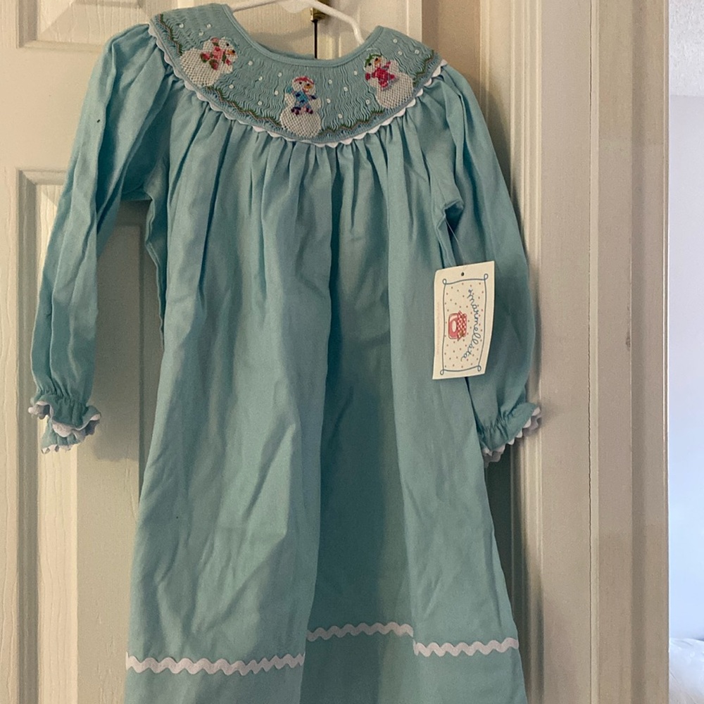 3T smocked dress. NWT.